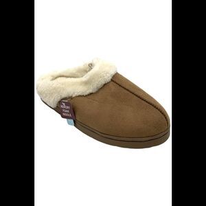 MUK LUKS Women's Polysuede Slippers Brown - Medium